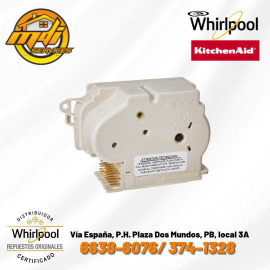 TIMER LAVADORA WHIRLPOOL ORIGINAL FSP OEM W10113804